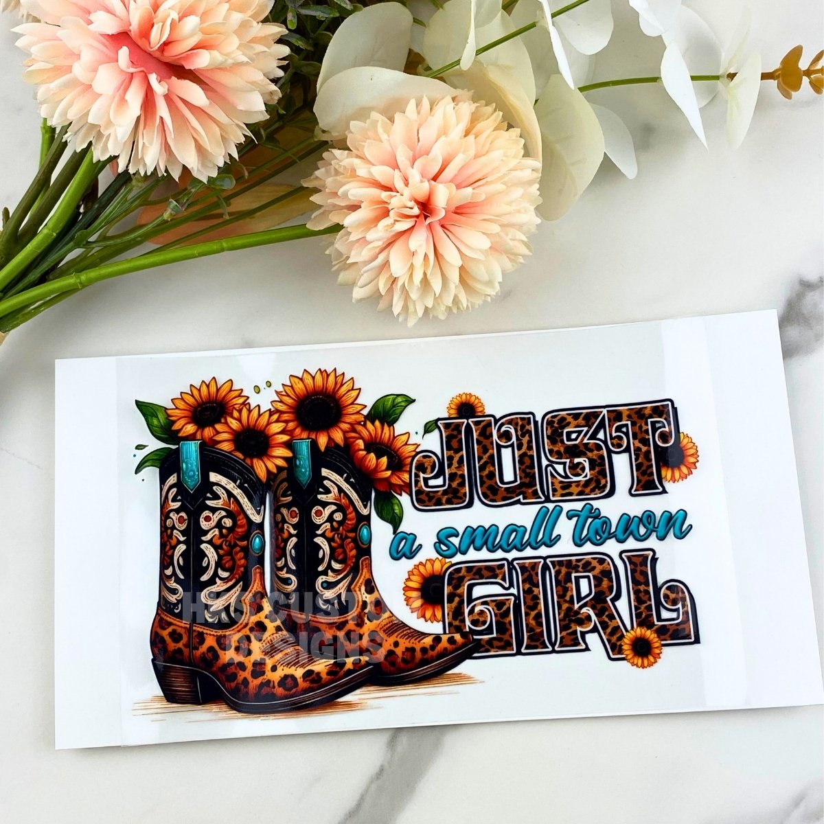 Just a small town girl | 4" UV DTF Decal