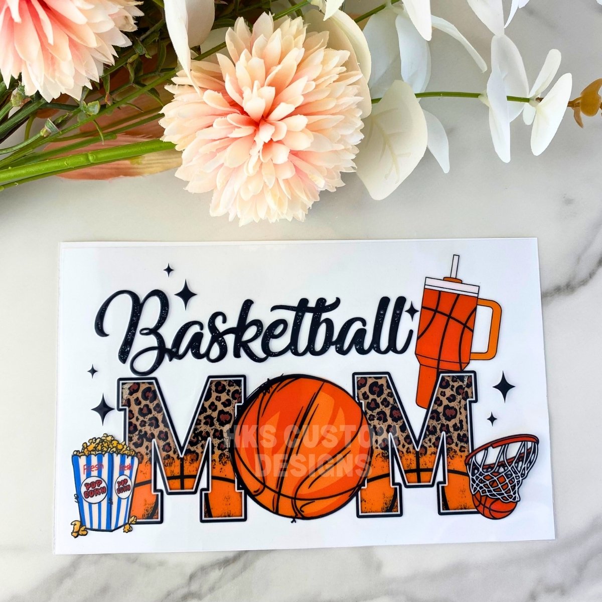 Basketball Mom | 4" UV DTF Decal