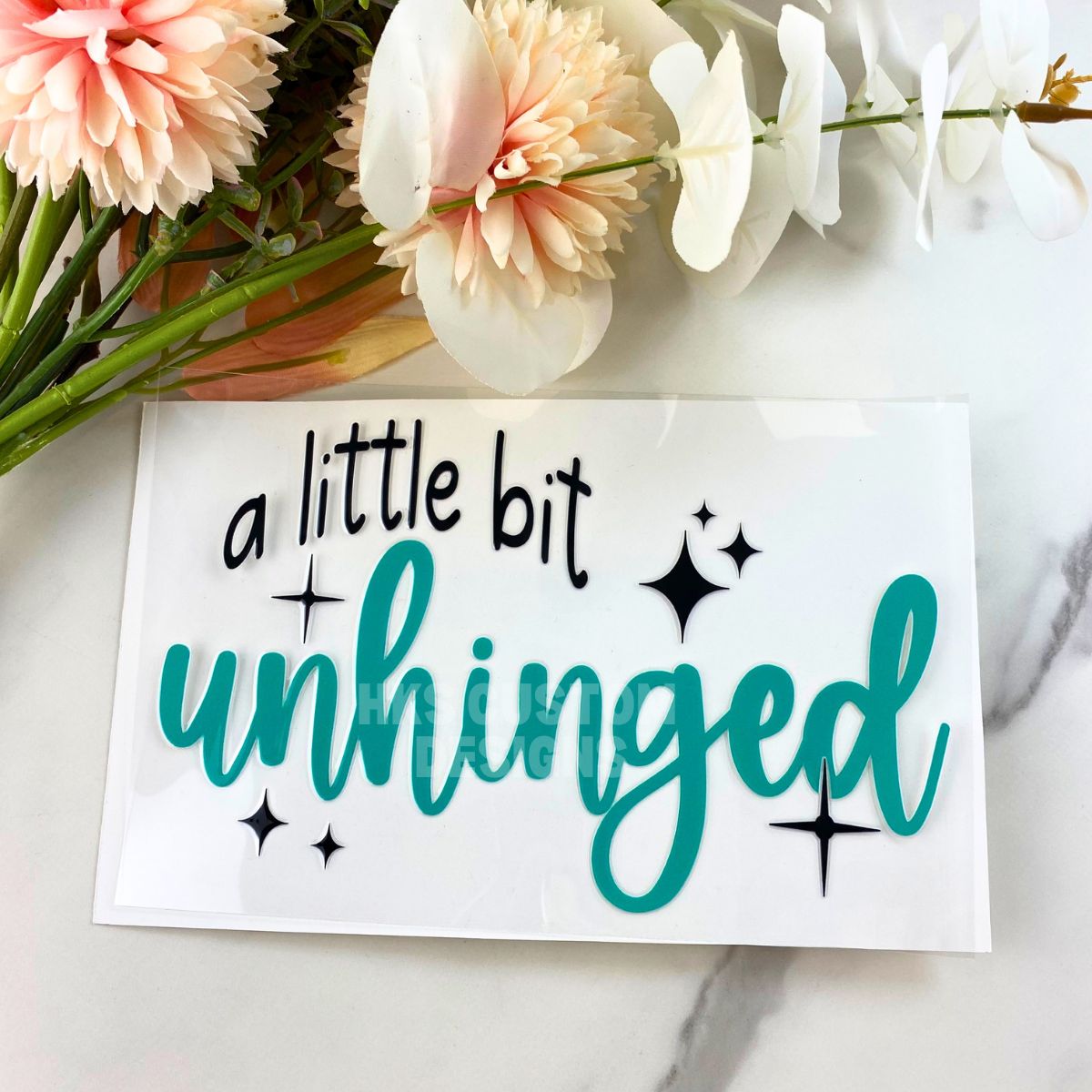 Unhinged | 4" UV DTF Decal