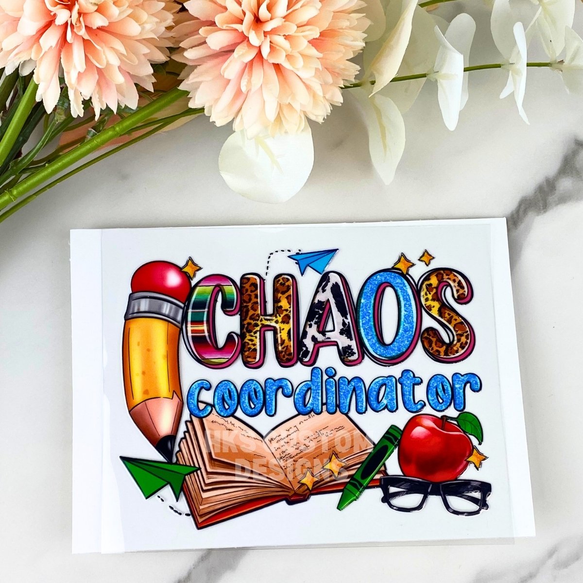 Chaos Coordinator | 4" UV DTF Decals