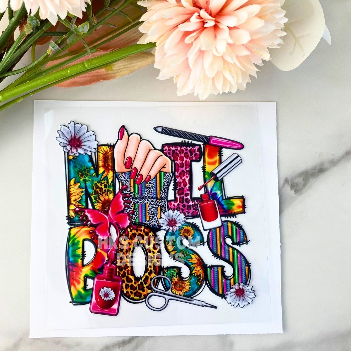 Nail Boss2 | 4" UV DTF Decal