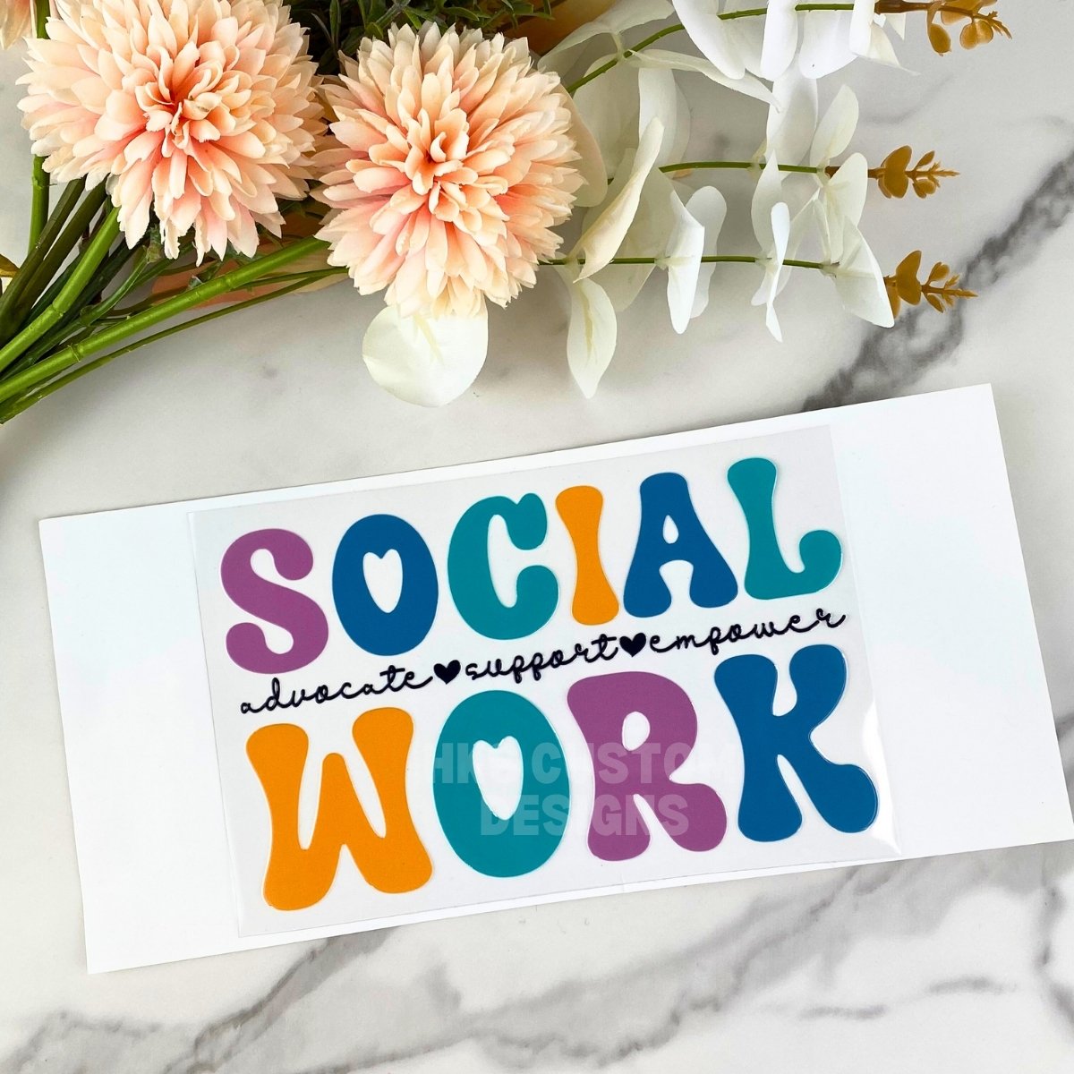 Social Work | 4" UV DTF Decal