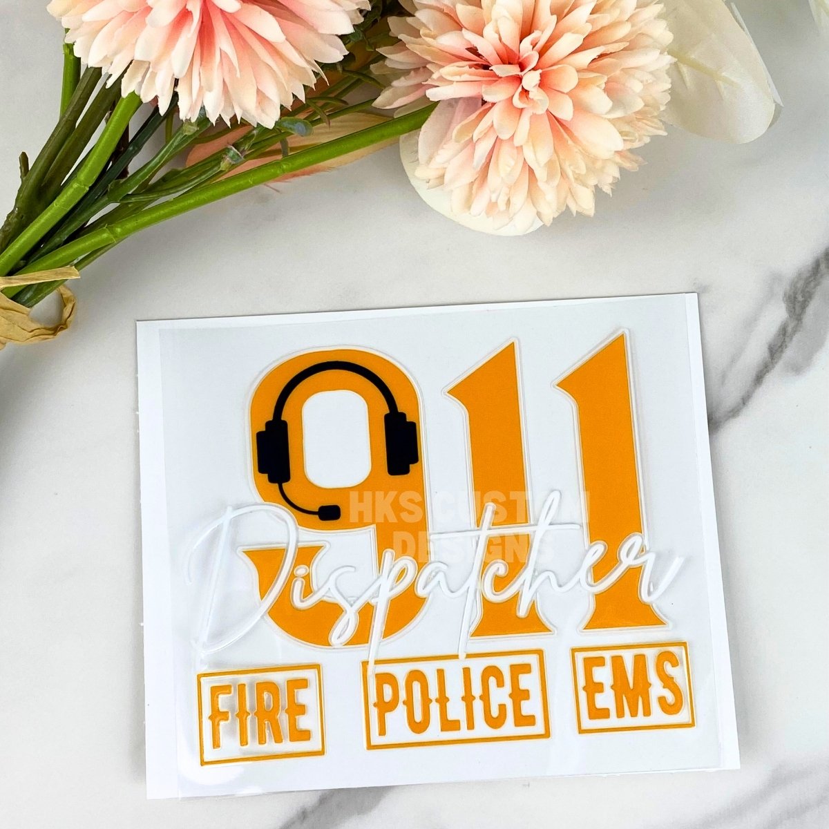 911 Dispatcher | 4" UV DTF Decal