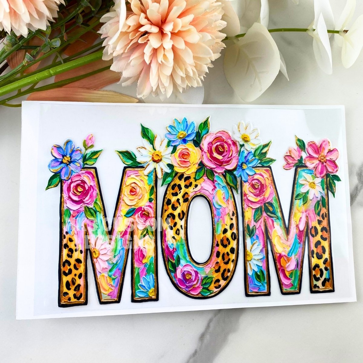 Mom Floral | 4" UV DTF Decal