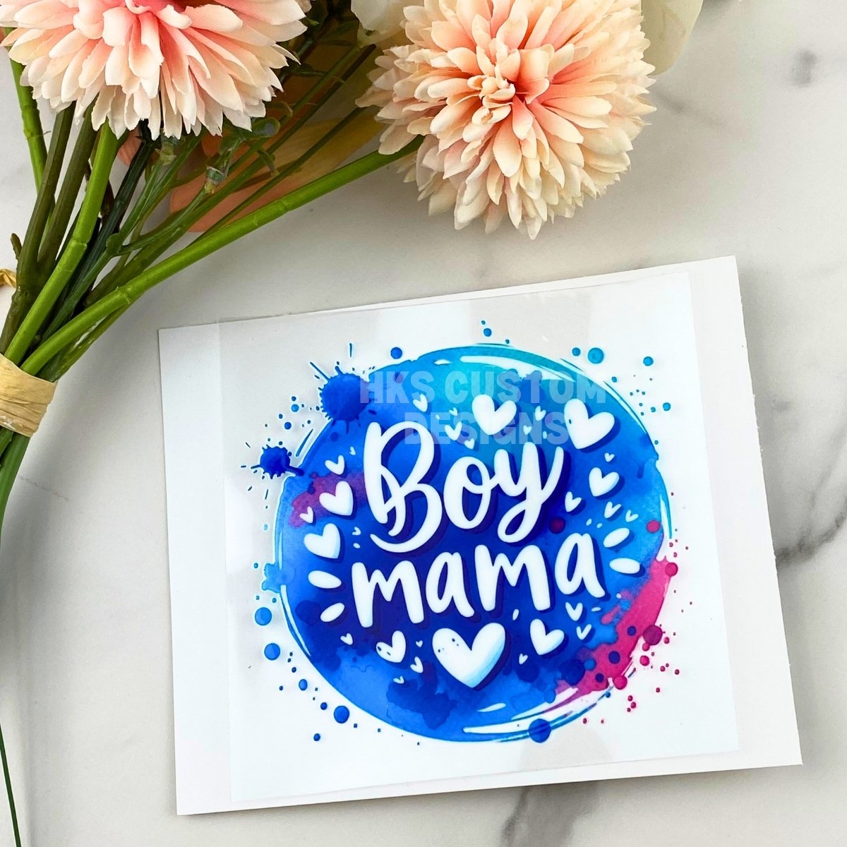 Boy Mama | 4" UV DTF Decal