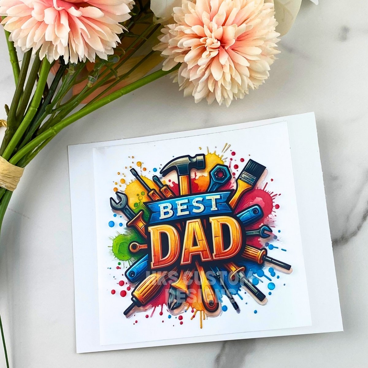Best Dad | 4" UV DTF Decal