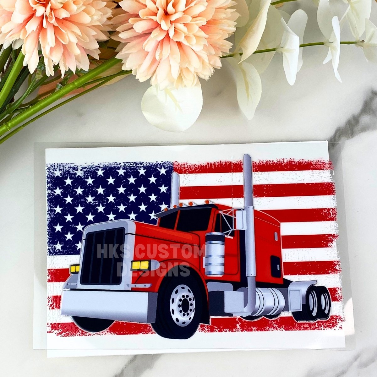 Trucker (flag) | 4" UV DTF Decal