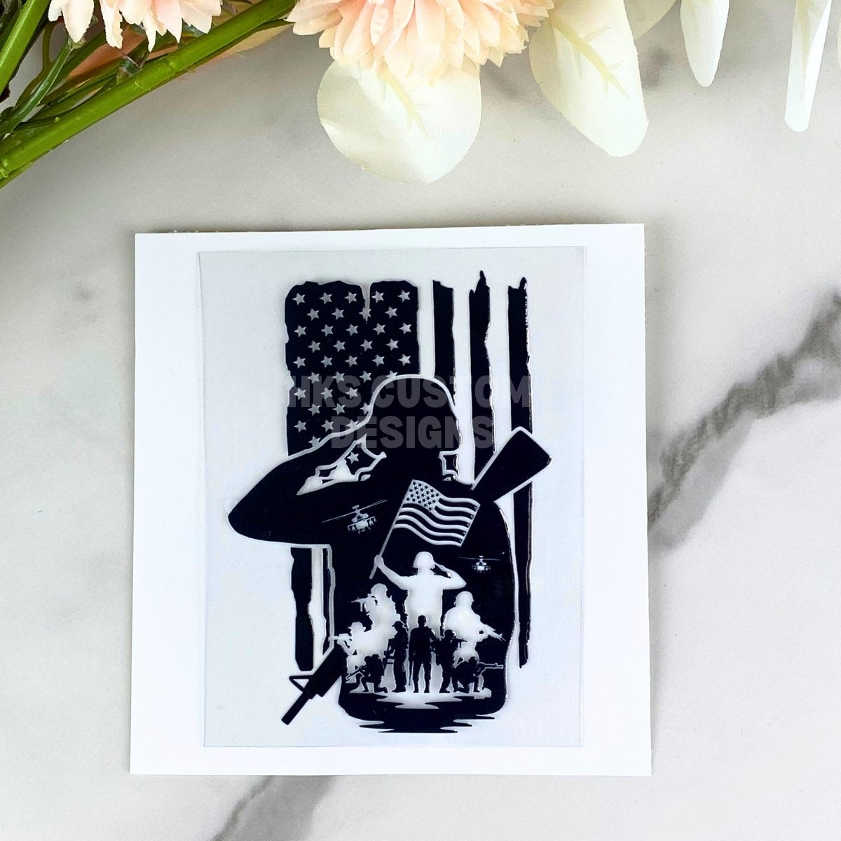 Military | 4" UV DTF Decal