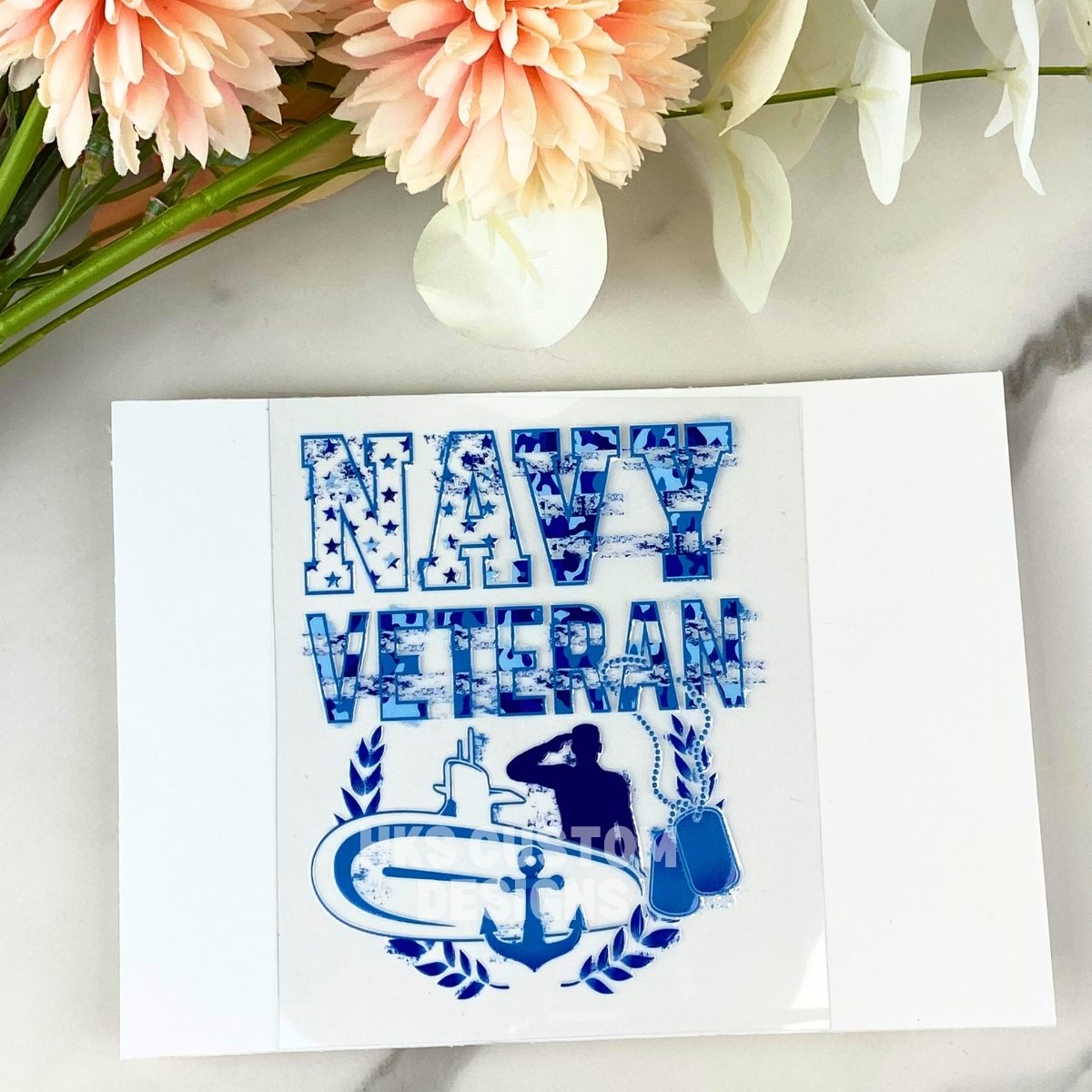 Navy Veteran | 4" UV DTF Decal