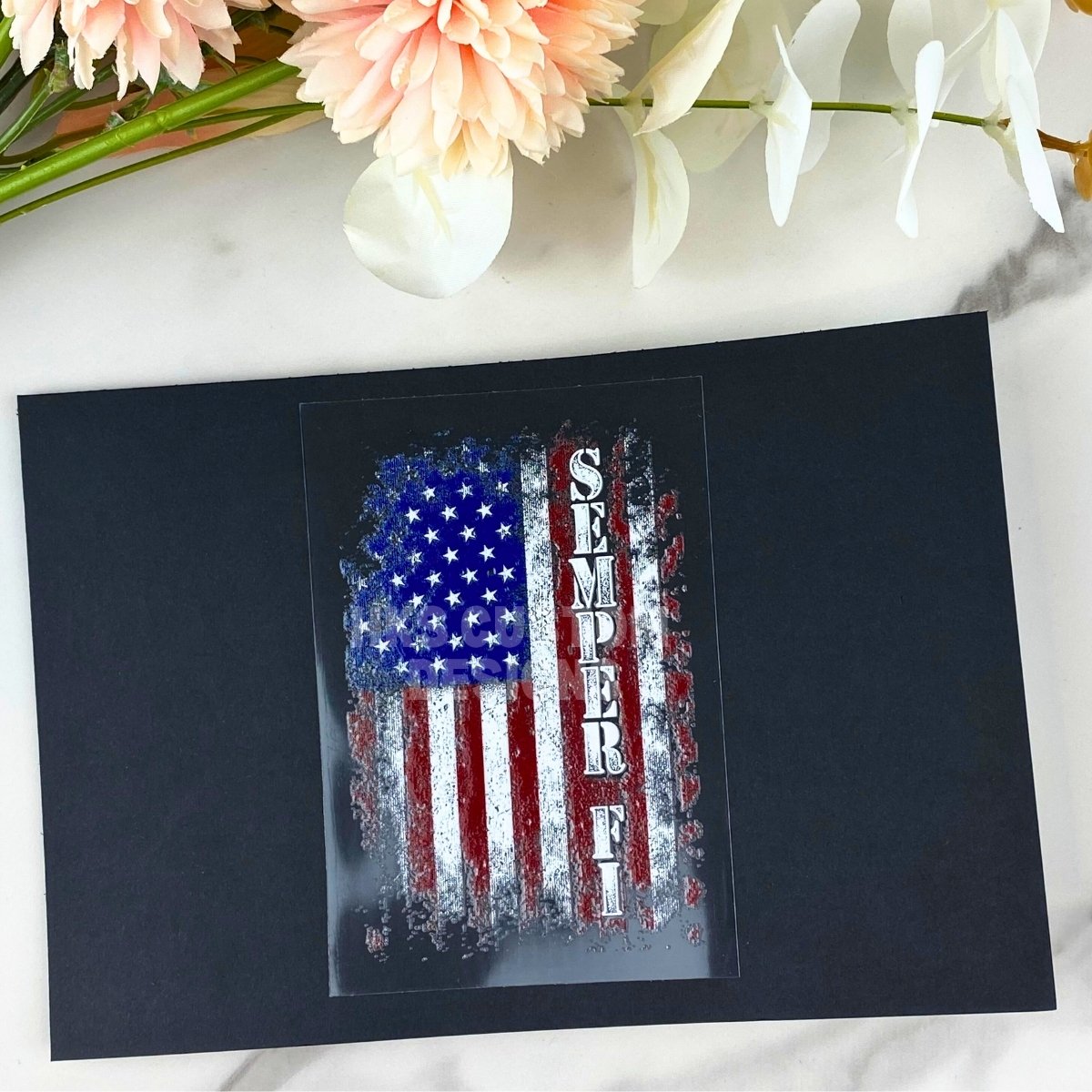 Semper Fi | 4" UV DTF Decal