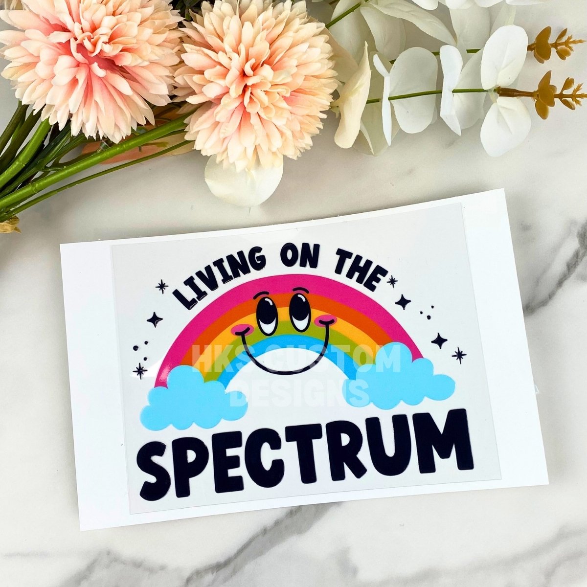 Living on the Spectrum | 4" UV DTF Decal