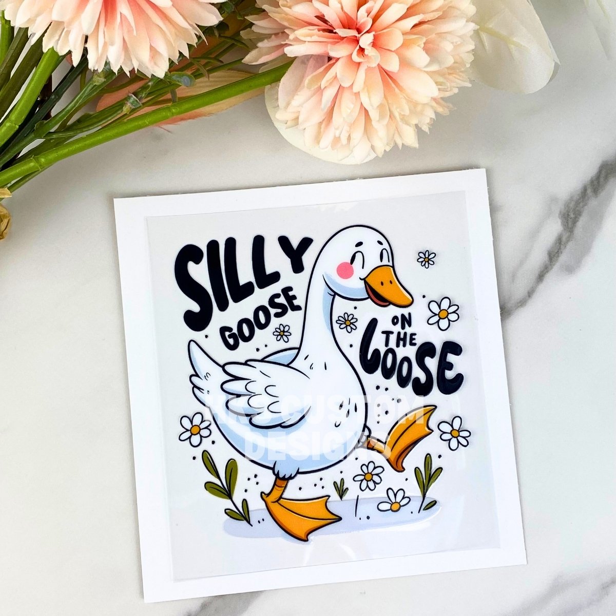 Silly Goose on the Loose | 4" UV DTF Decal