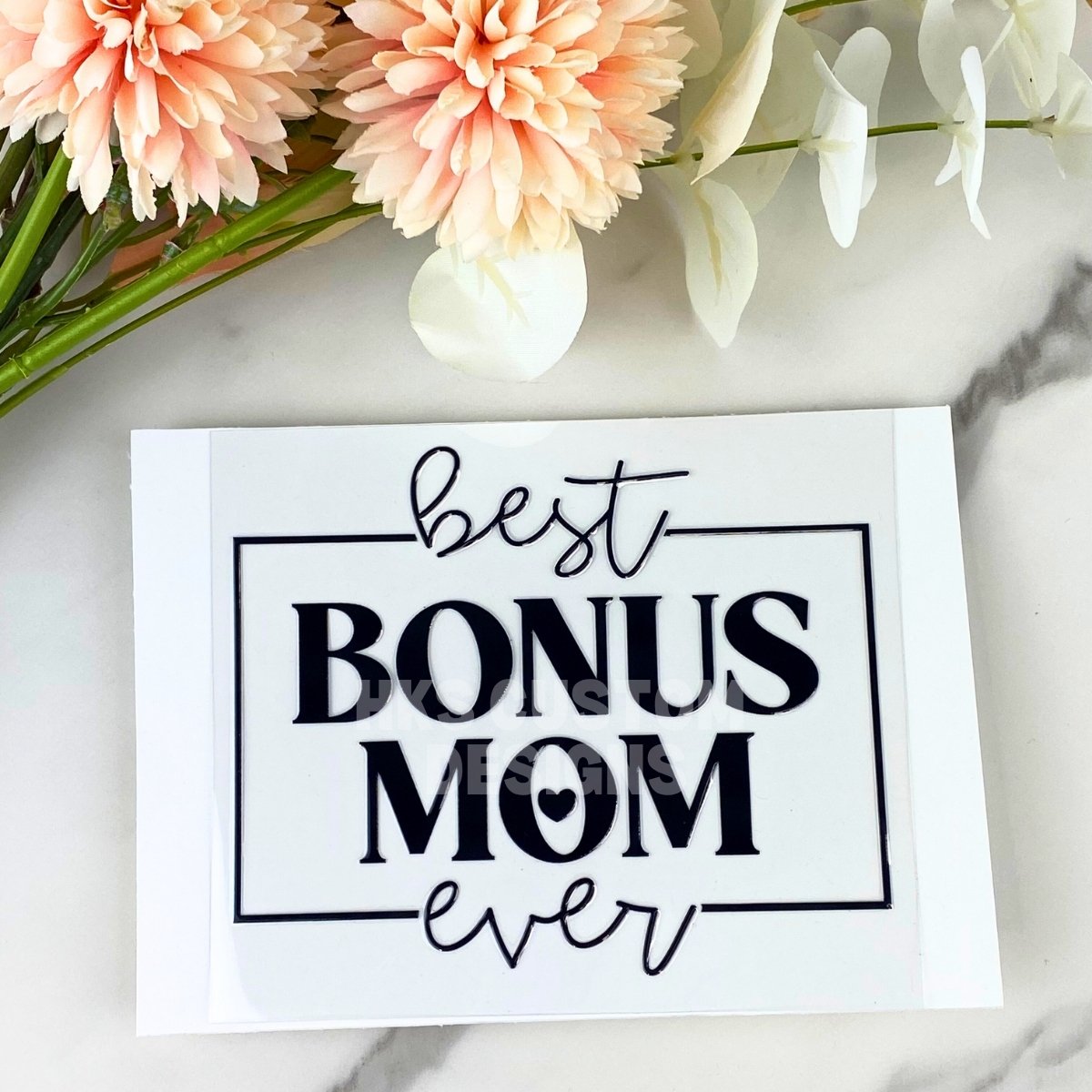 Best Bonus Mom | 4" UV DTF Decal