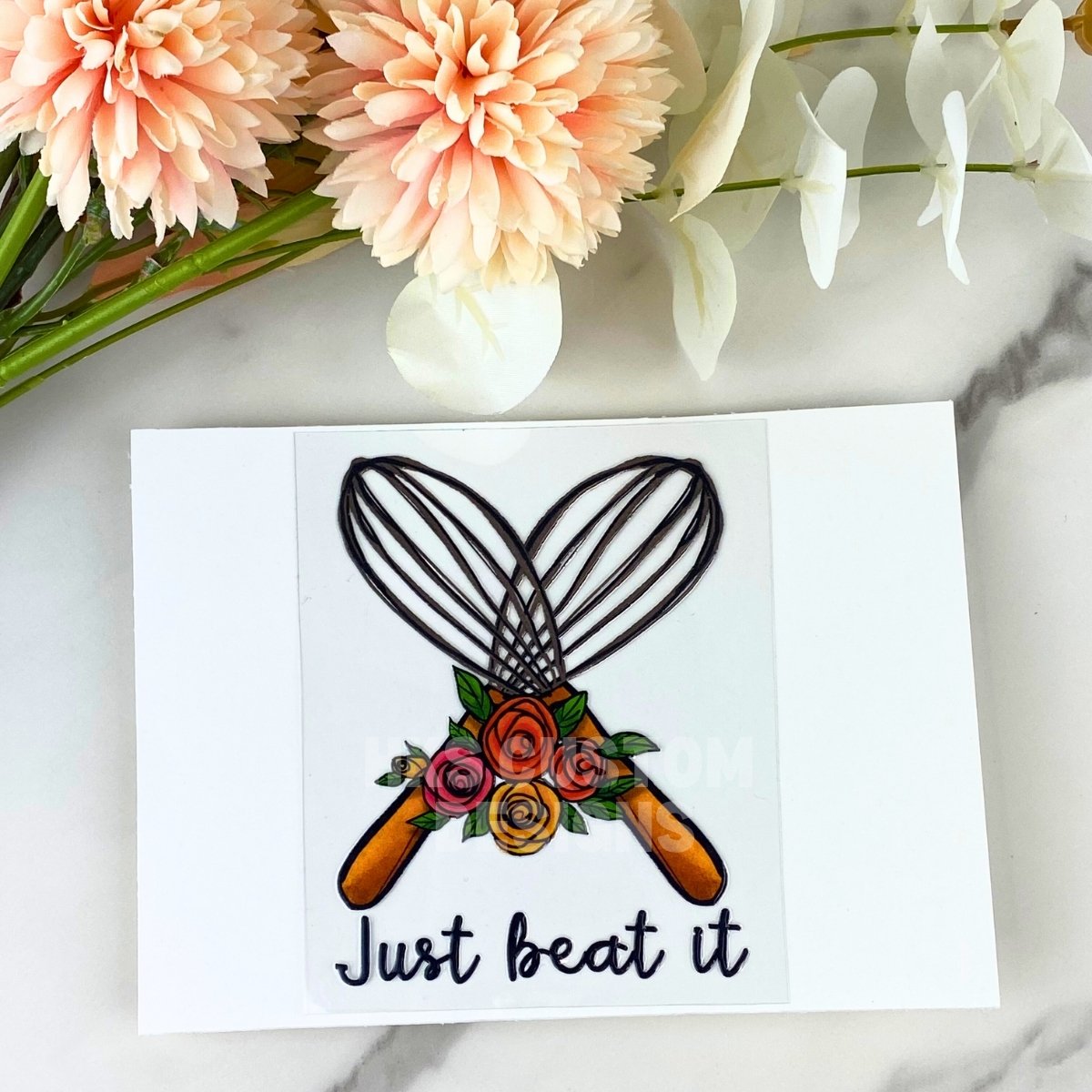 Just Beat It | 4" UV DTF Decal