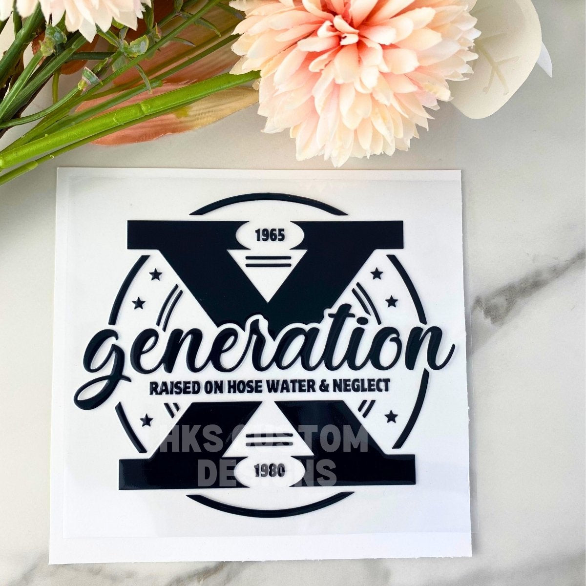 Generation X | 4" UV DTF Decal