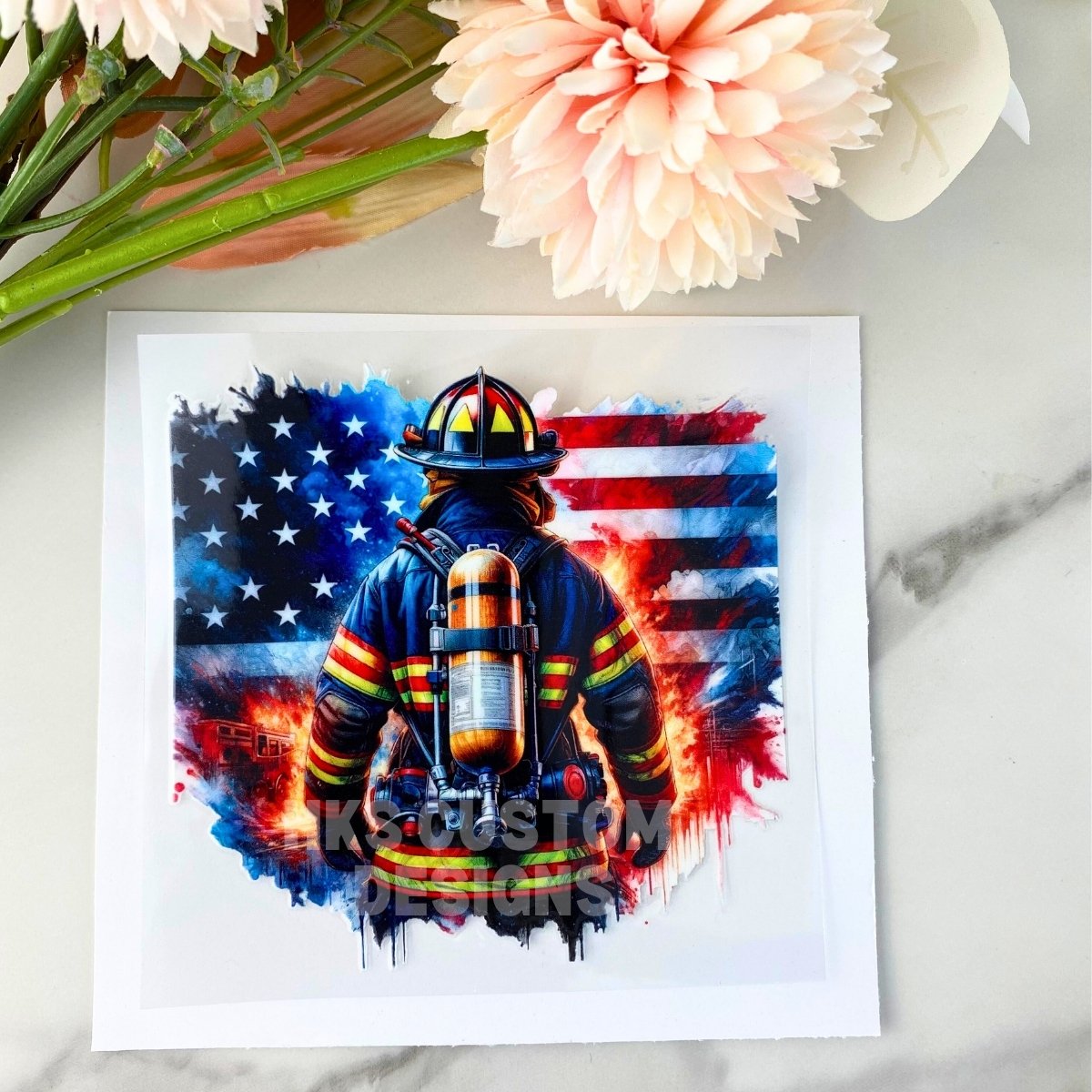 Firefighter | 4" UV DTF Decal