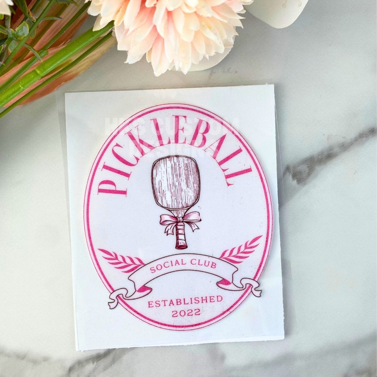 Pickleball Social Club | 4" UV DTF Decal