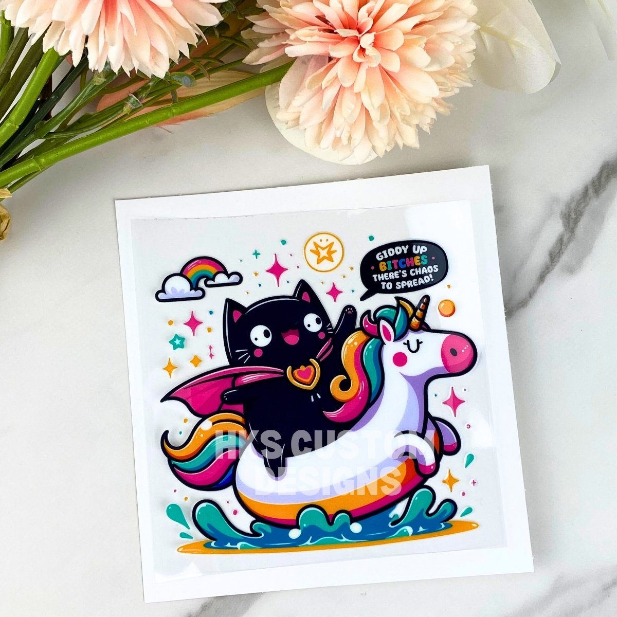 Giddy Up | 4" UV DTF Decal