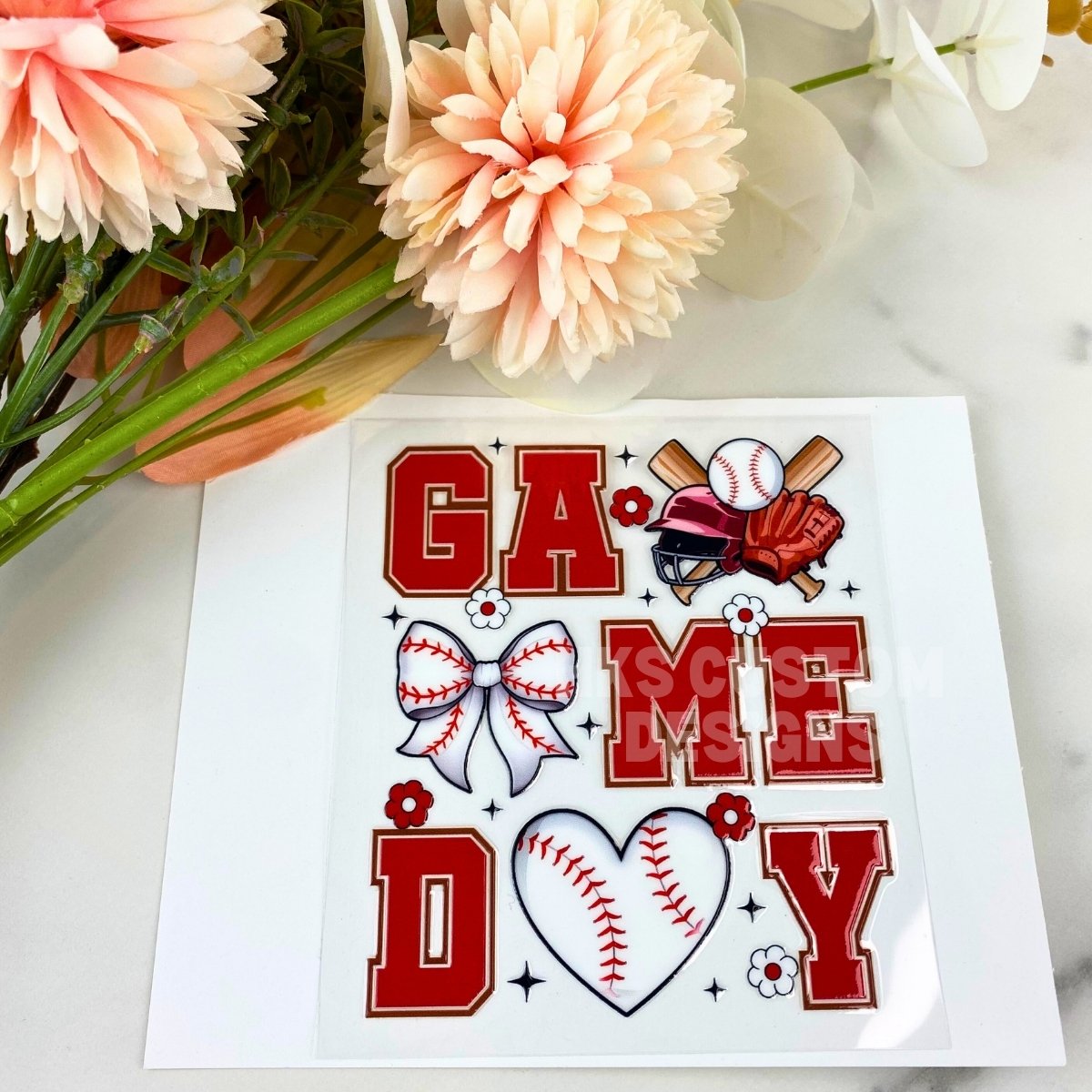 Game Day (baseball)2 | 4" UV DTF Decal