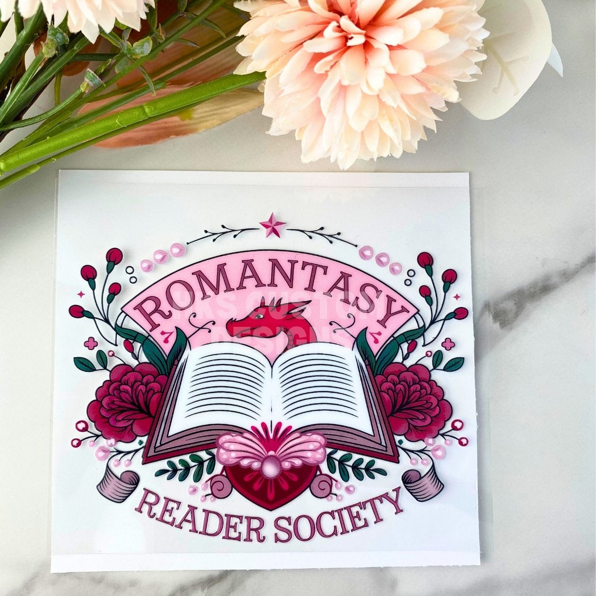 Romantasy Reader Society | 4" UV DTF Decal