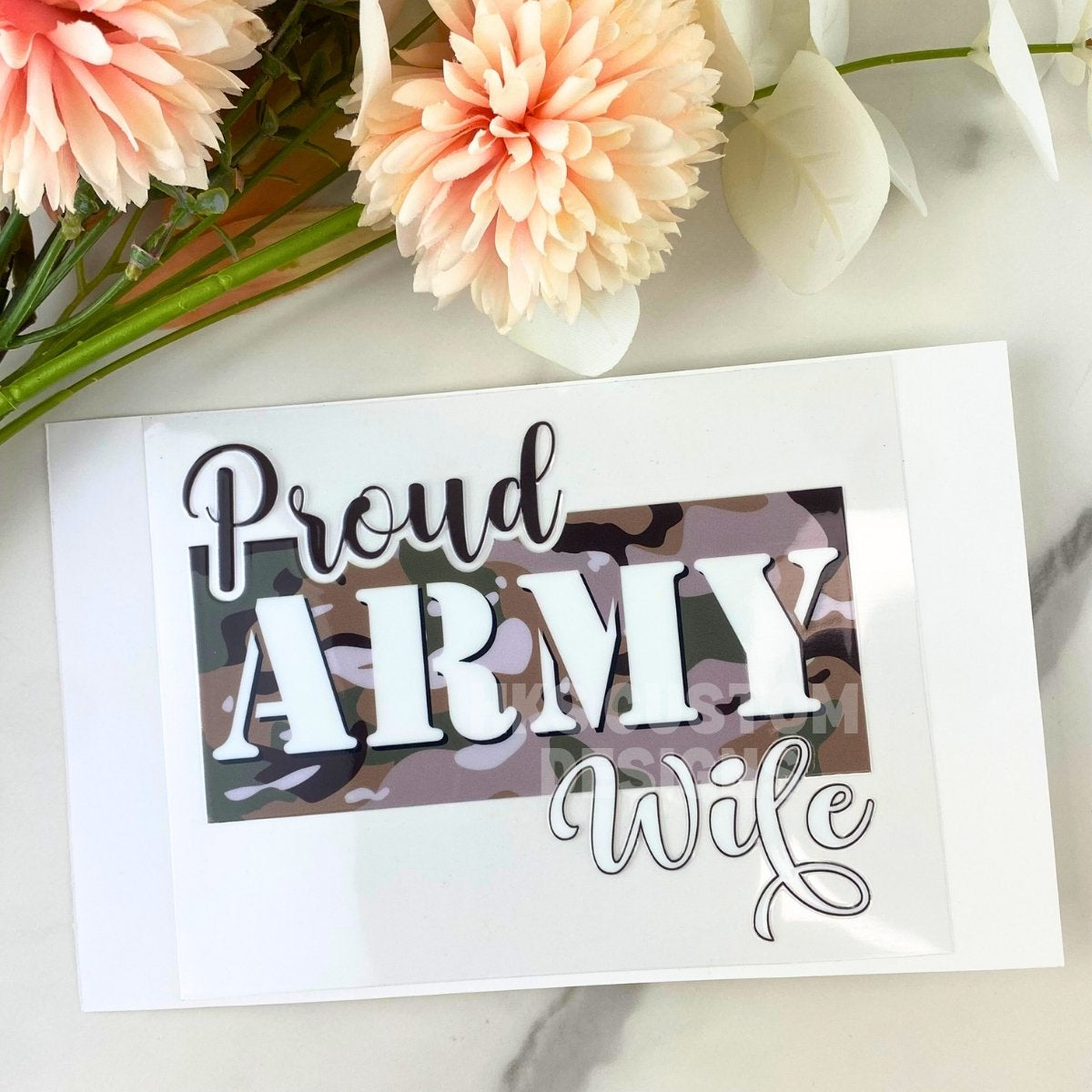 Army Wife2 | 4" UV DTF Decal