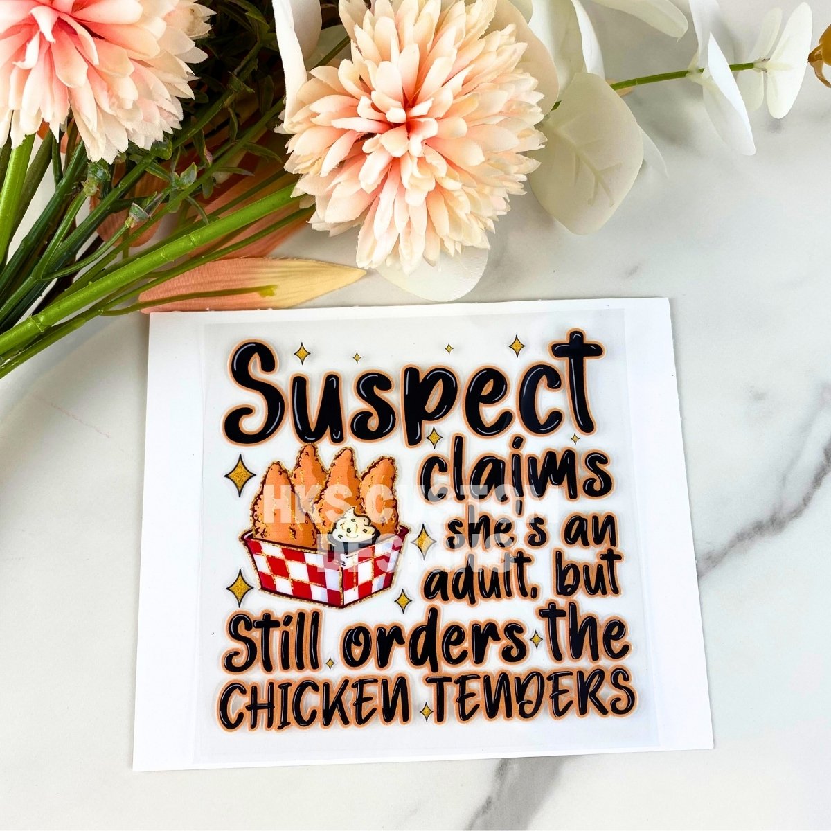 Chicken Nuggets | 4" UV DTF Decal