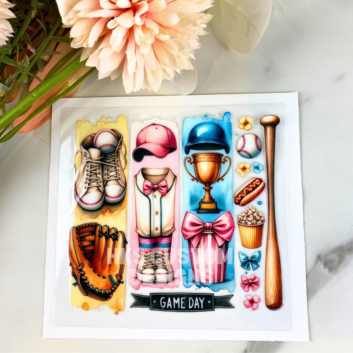Game Day (baseball) | 4" UV DTF Decal