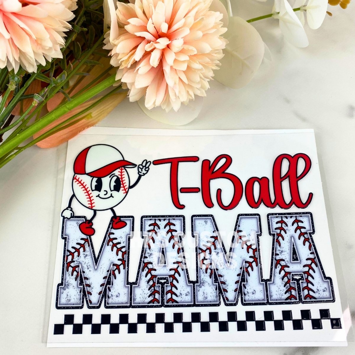 T Ball Mama | 4" UV DTF Decal
