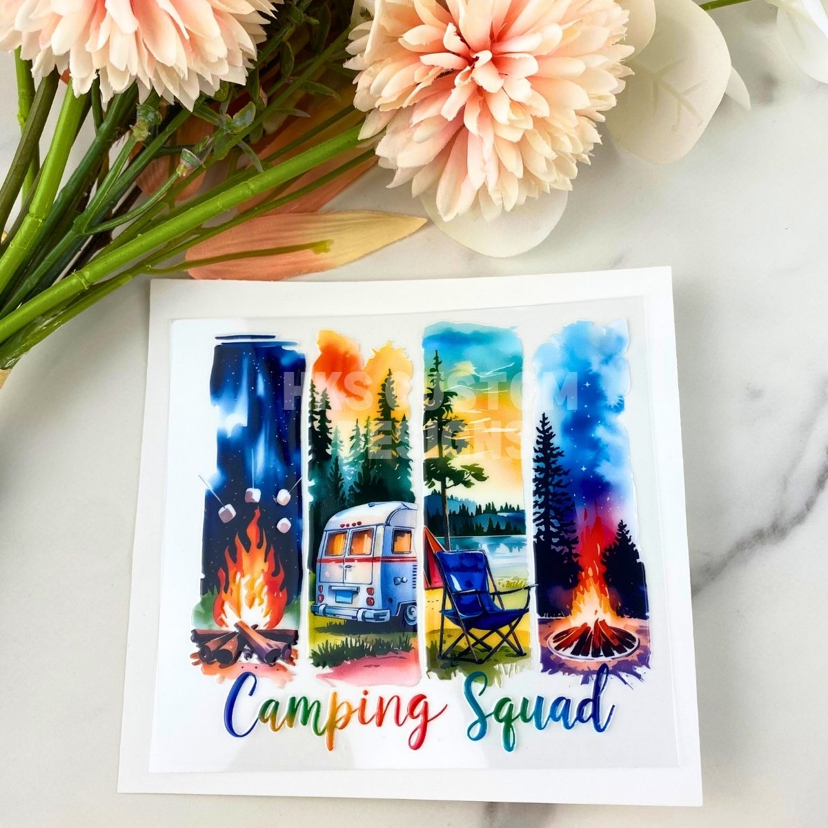 Camping Squad | 4" UV DTF Decal