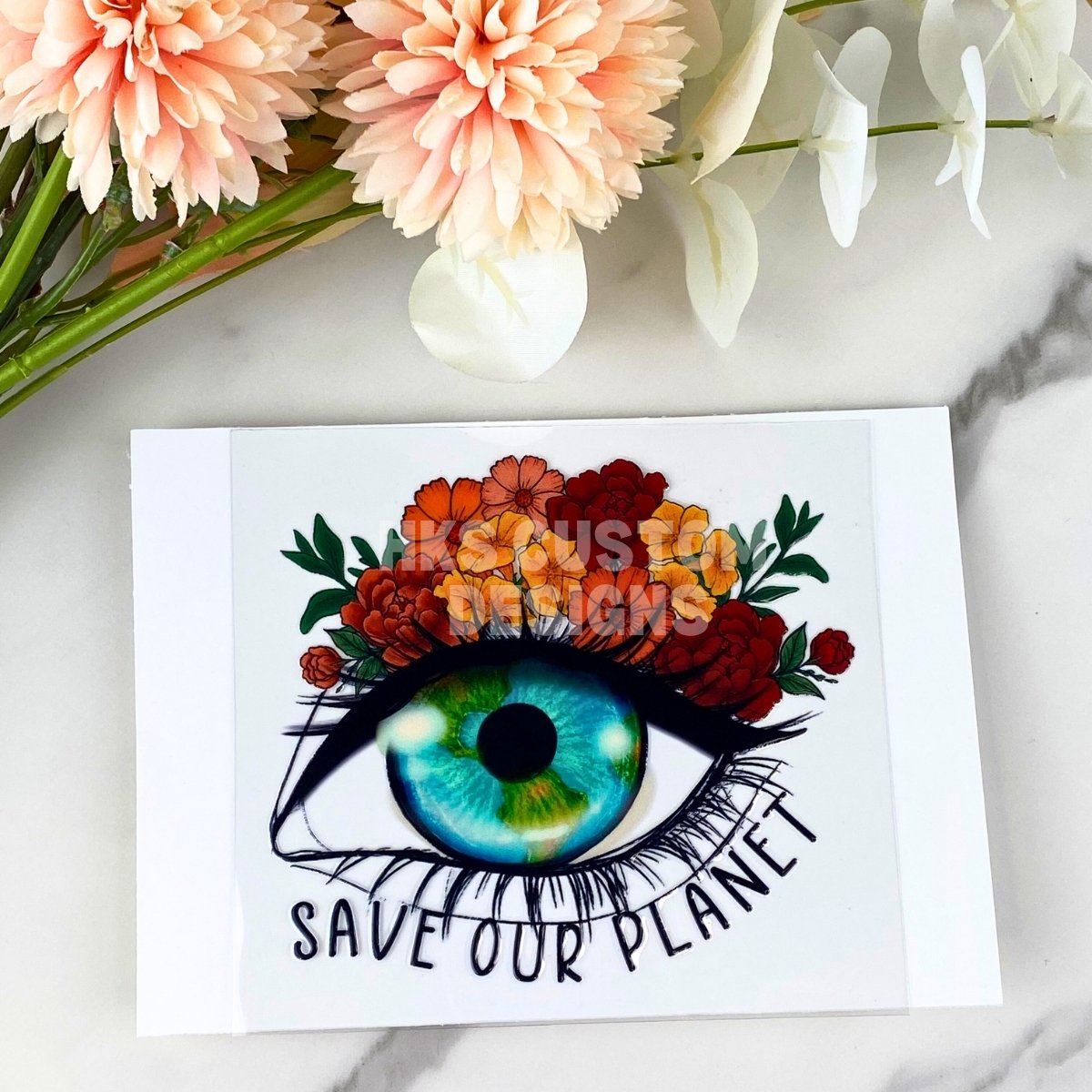 Save our planet | 4" UV DTF Decal