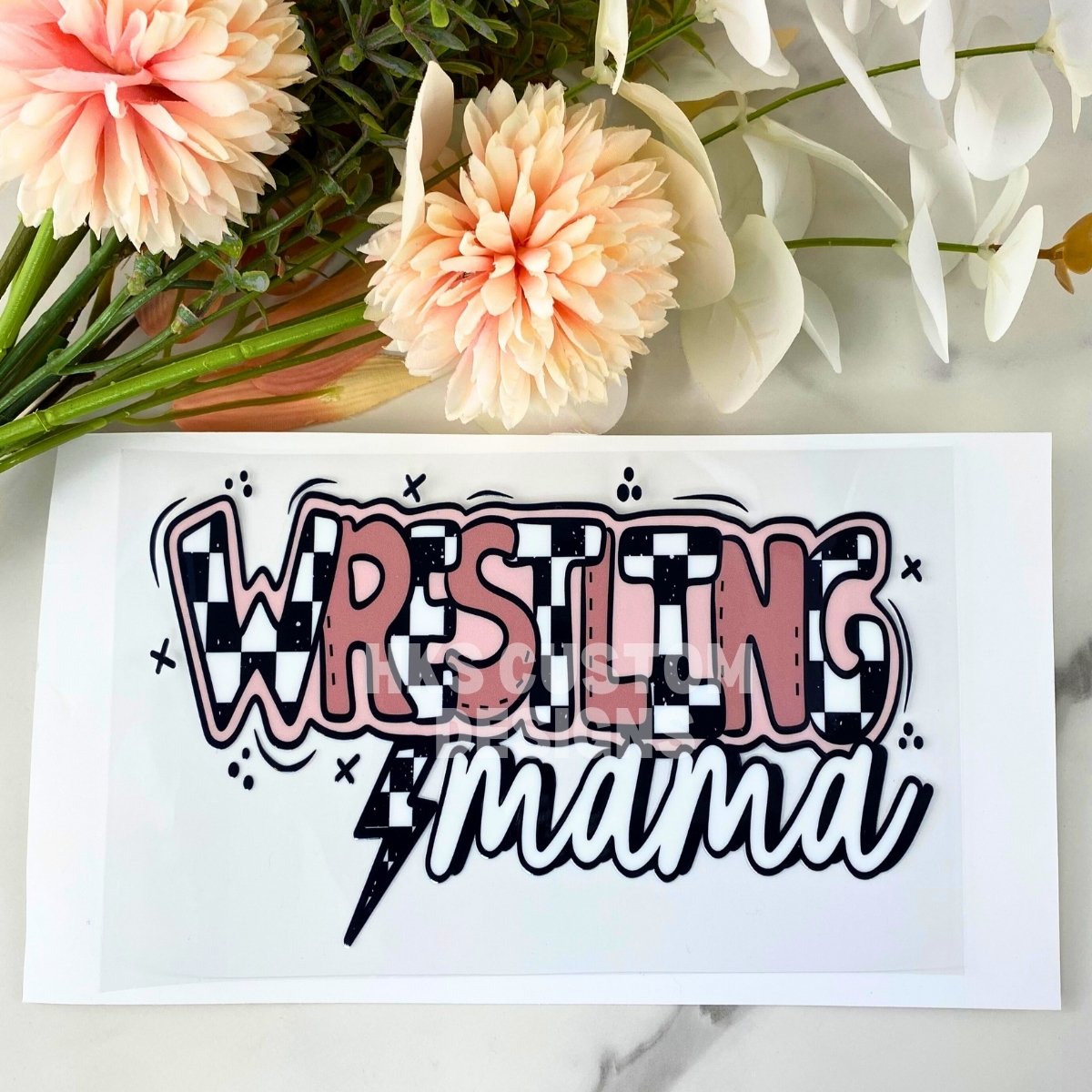 Wrestling Mama | 4" UV DTF Decal