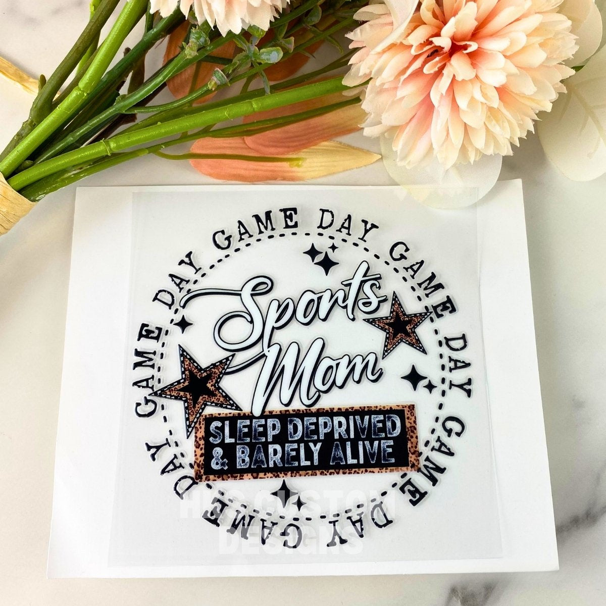 Sports Mom | 4" UV DTF Decal