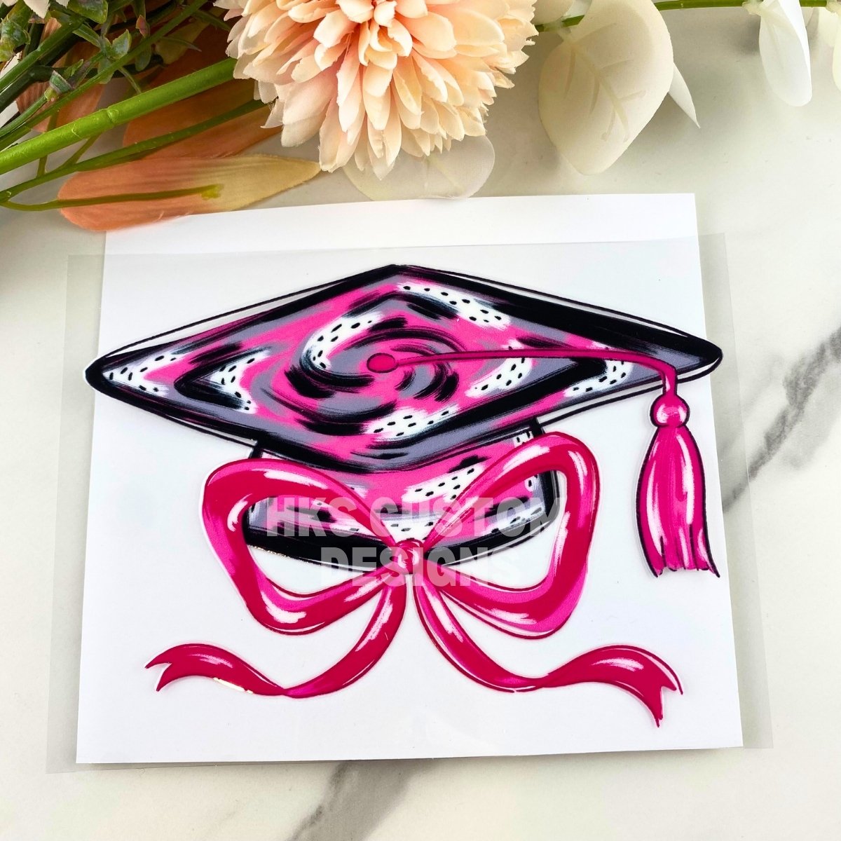 Graduation Cap | 4" UV DTF Decal
