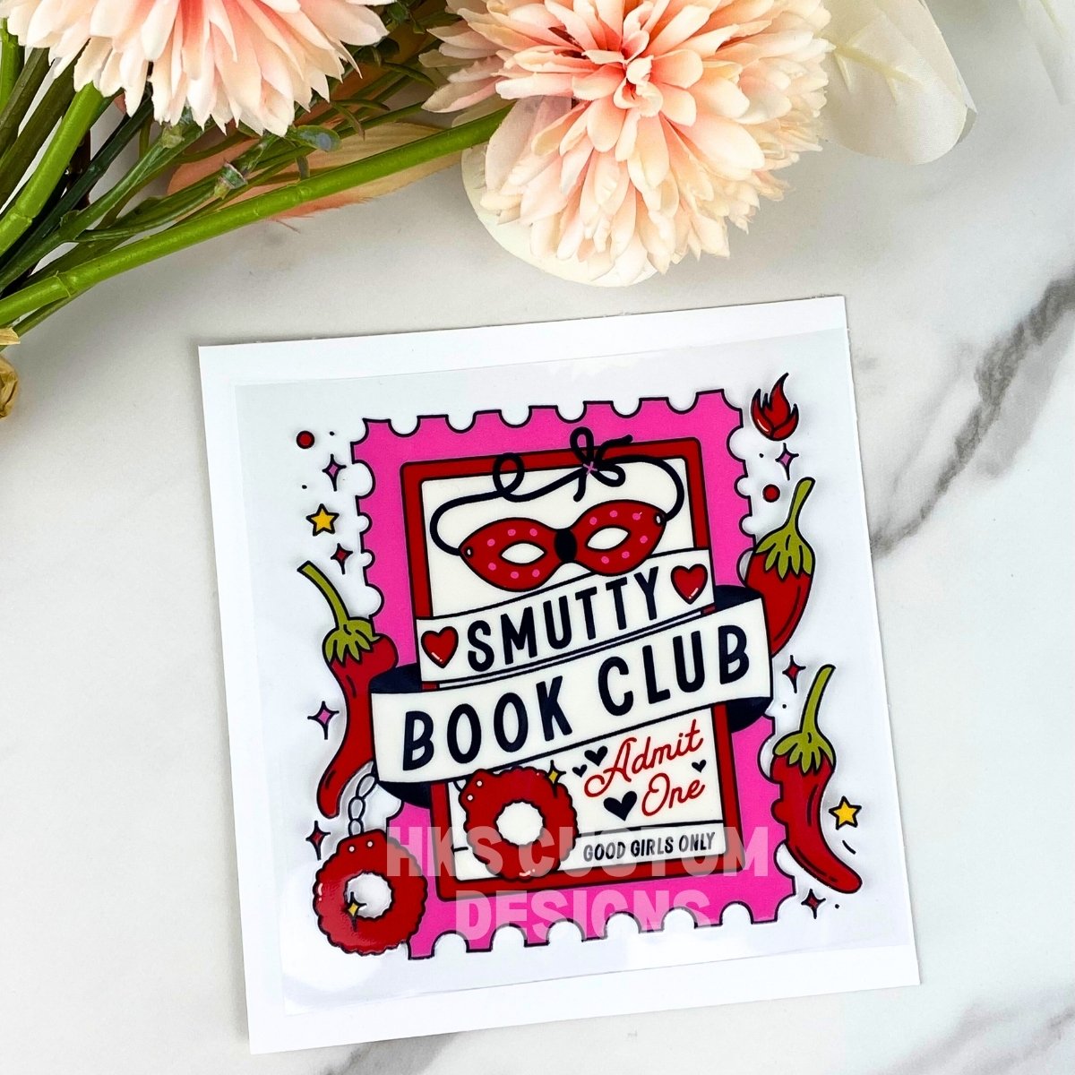 Smutty Book Club | 4" UV DTF Decal