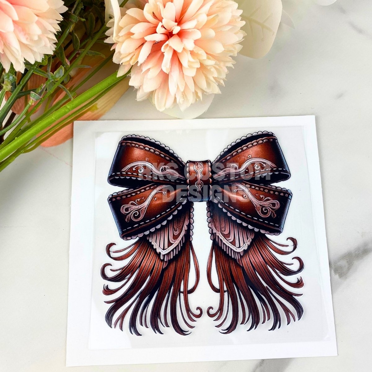 Western Bow | 4" UV DTF Decal