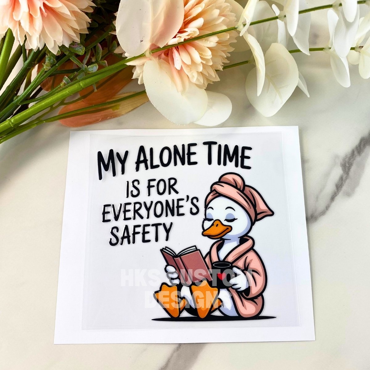 My Alone Time | 4" UV DTF Decal