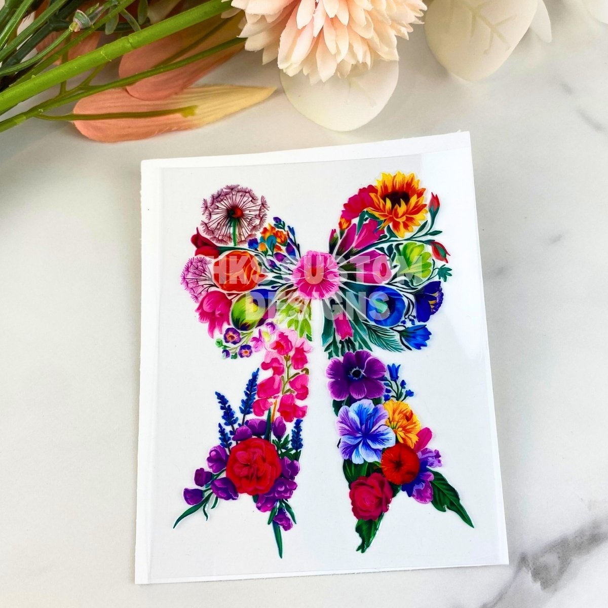 Flower Bow | 4" UV DTF Decal