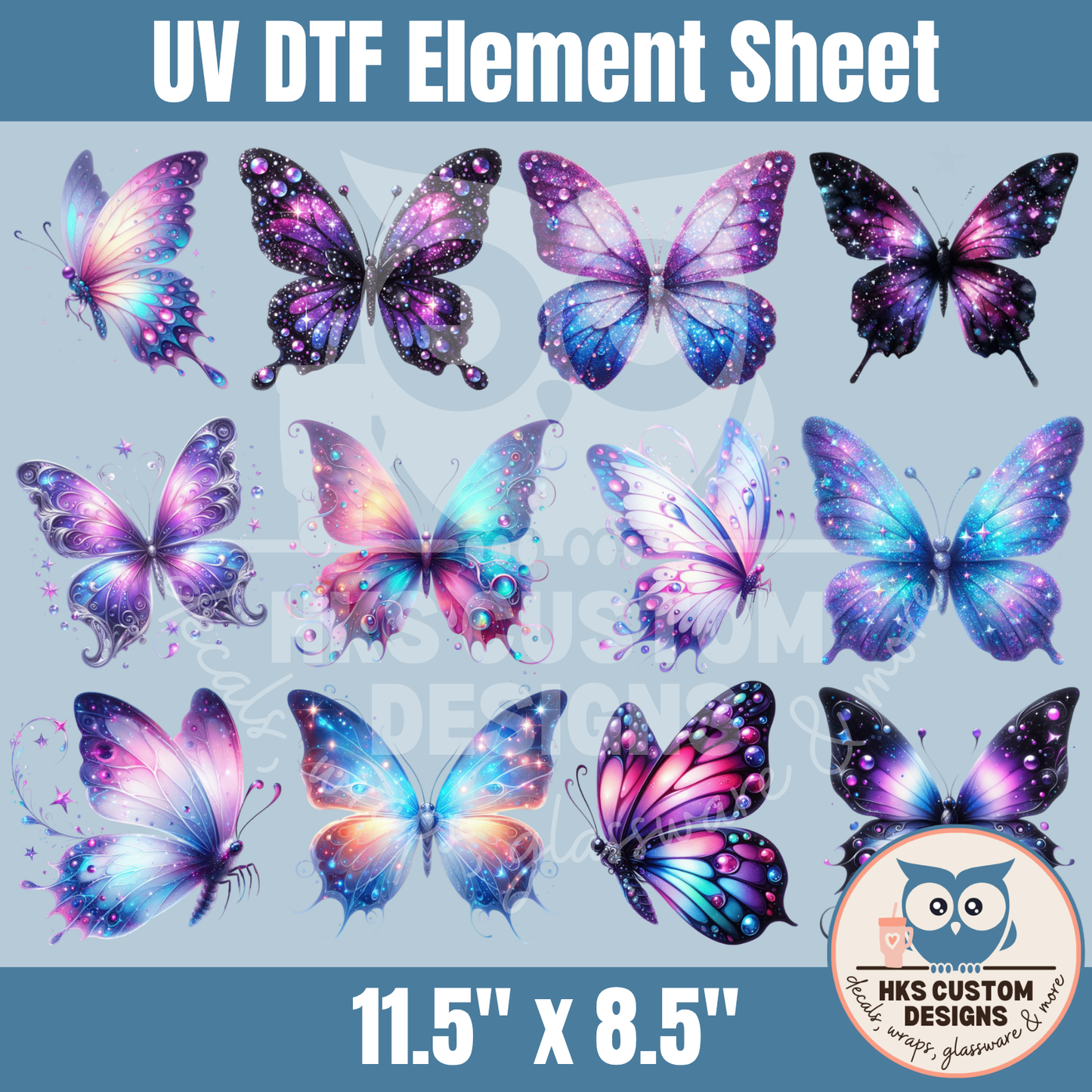 Purple Butterfly | Element Sheet