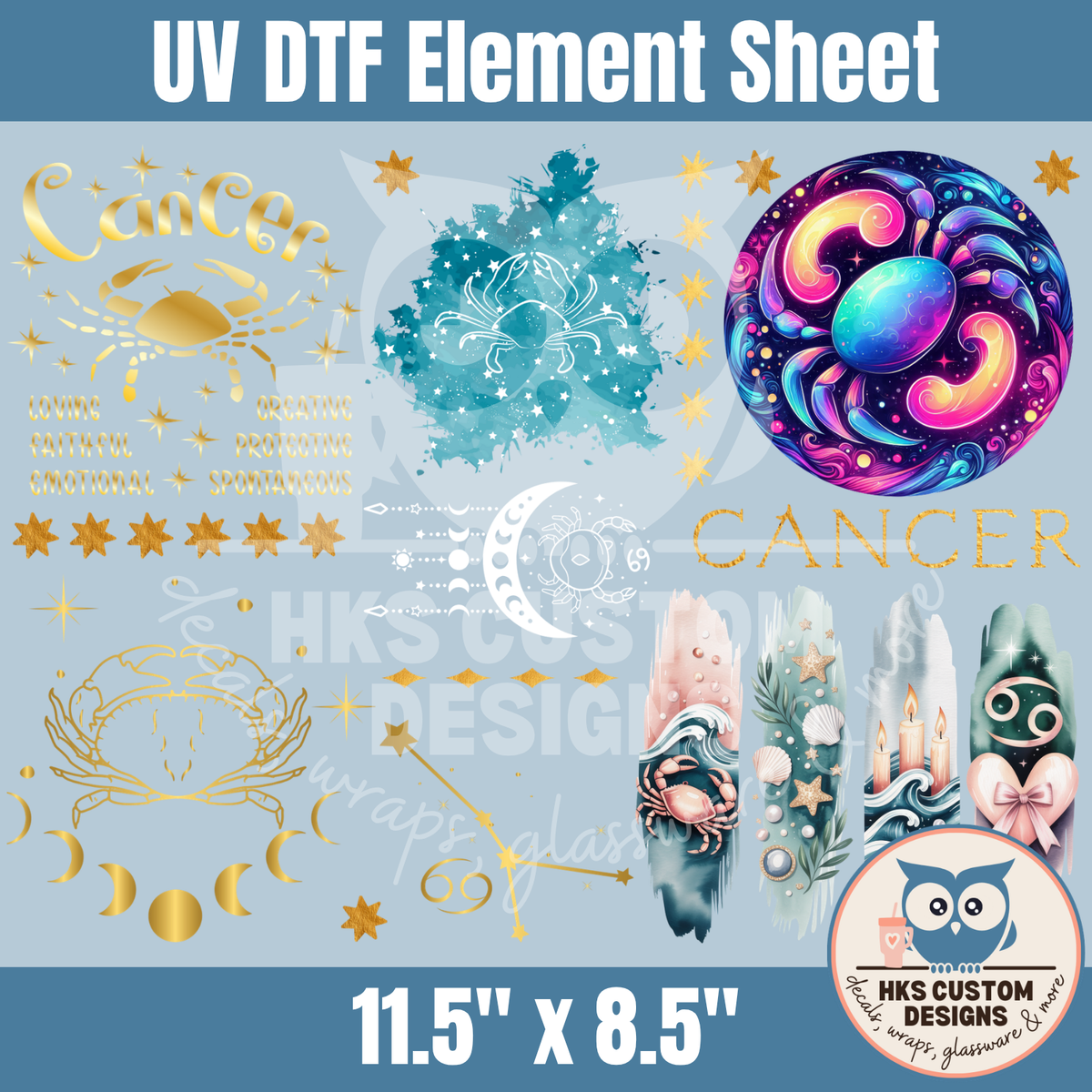 Cancer Zodiac | Element Sheet