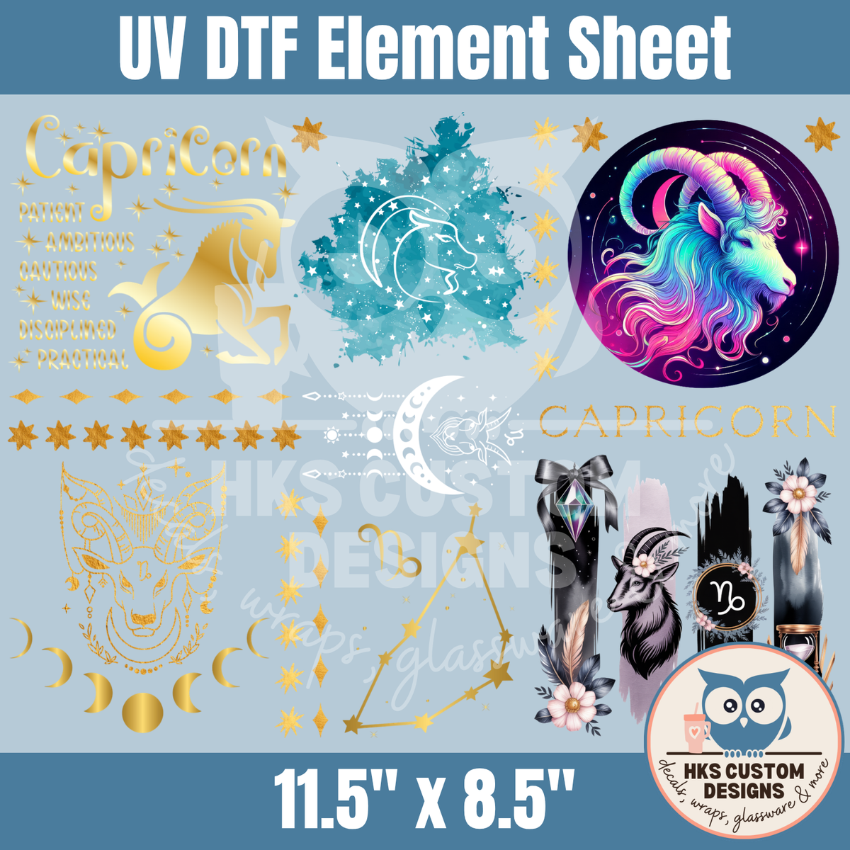 Capricorn Zodiac | Element Sheet