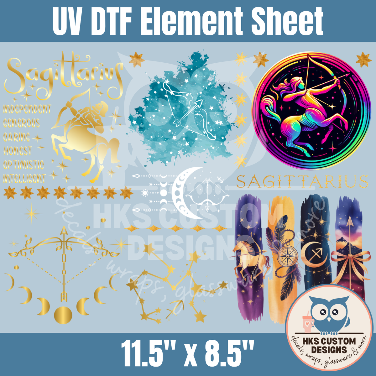 Sagittarius Zodiac | Element Sheet