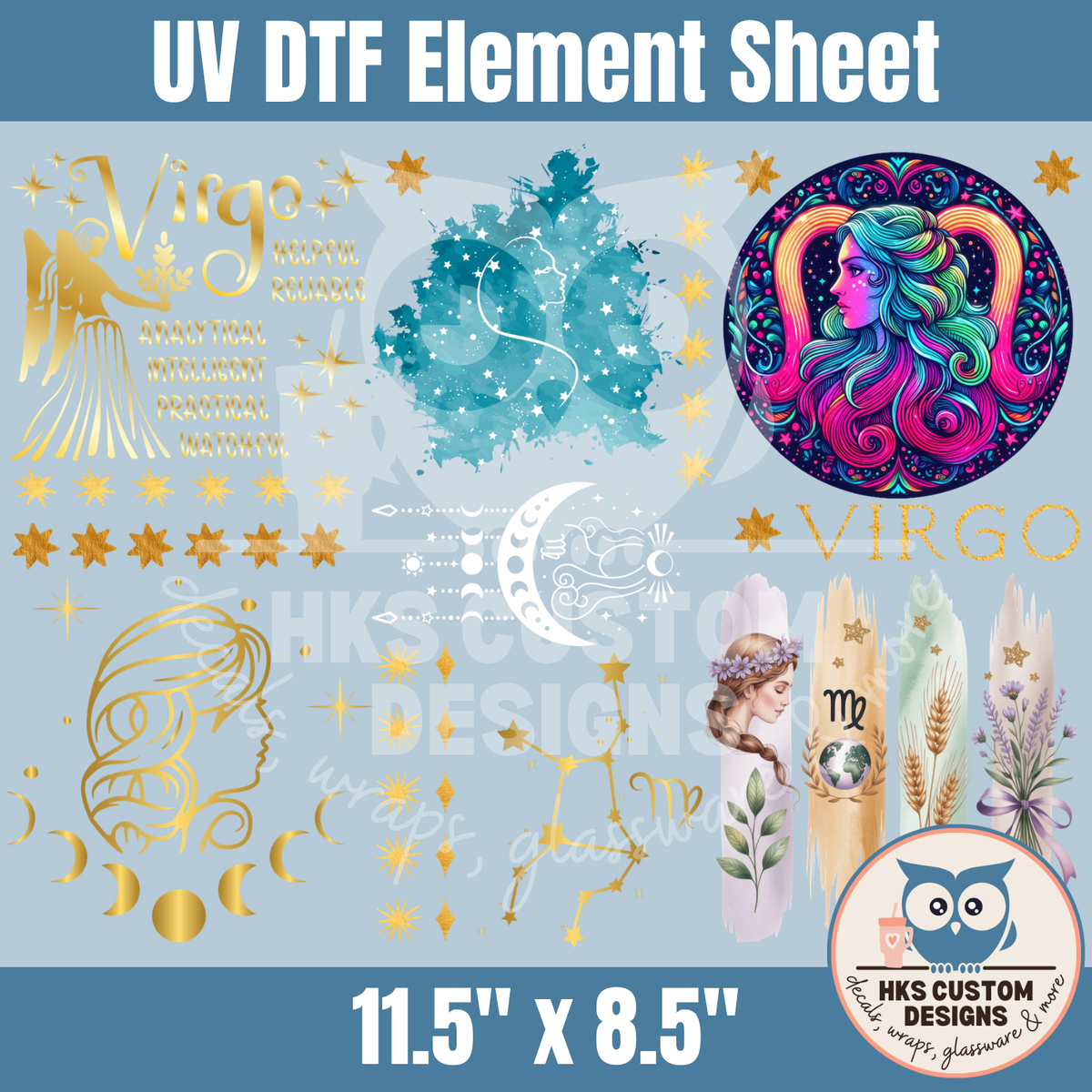 Virgo Zodiac | Element Sheet