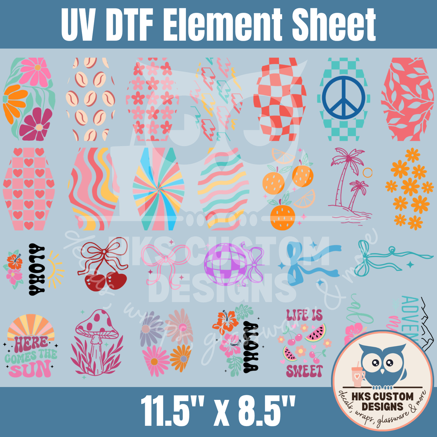 Hotel Keychain Designs2 | Element Sheet