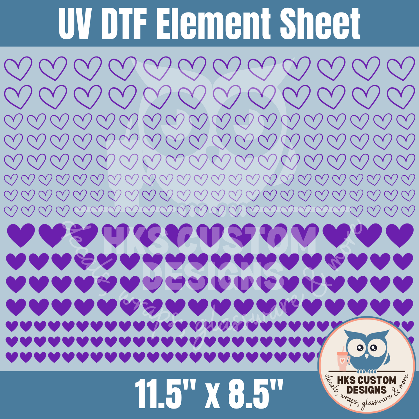 Purple Hearts | Element Sheet
