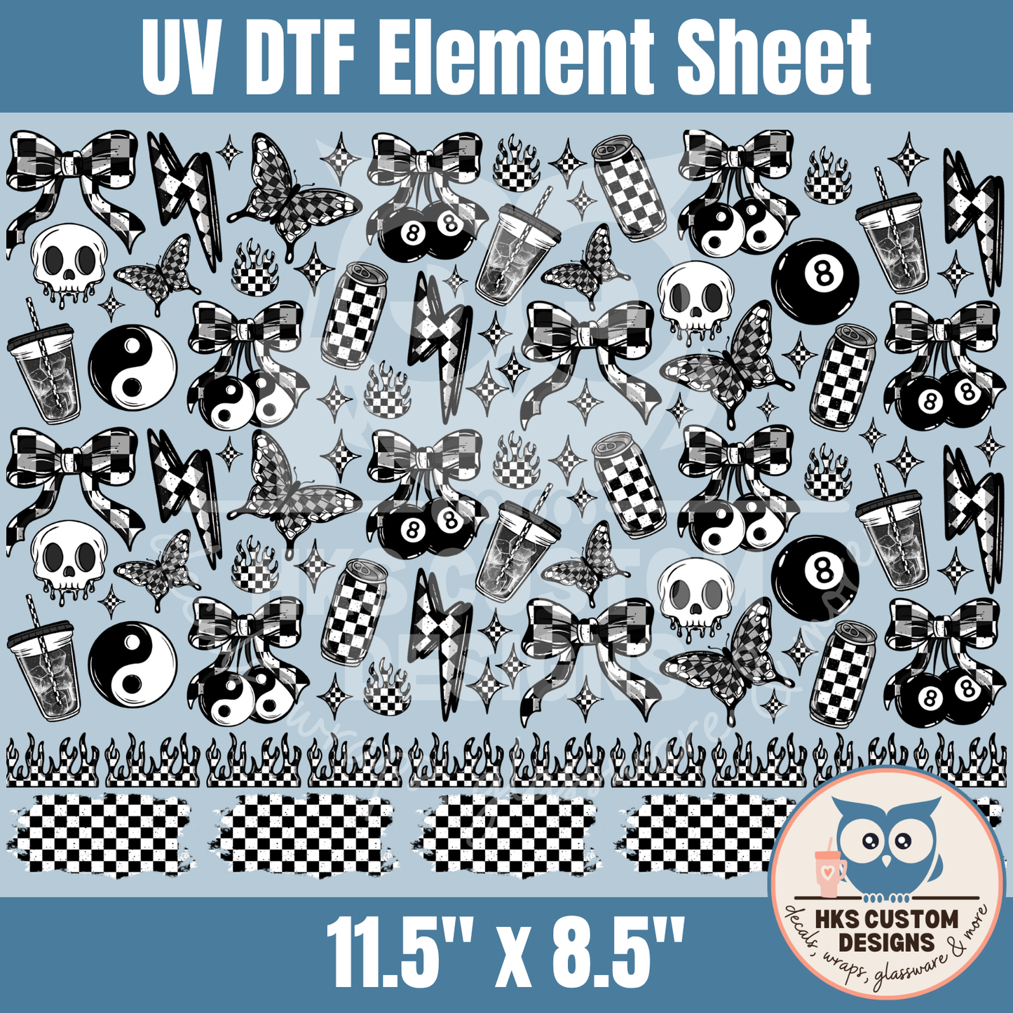 Checkered Cherry Coffee | Element Sheet