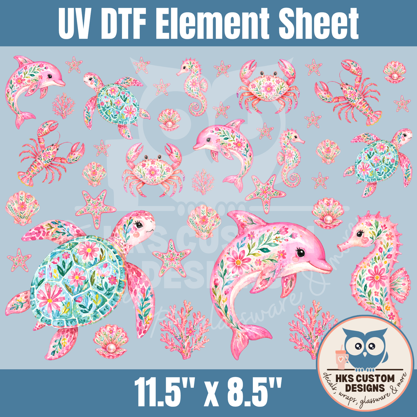 Pink Under the Sea | Element Sheet