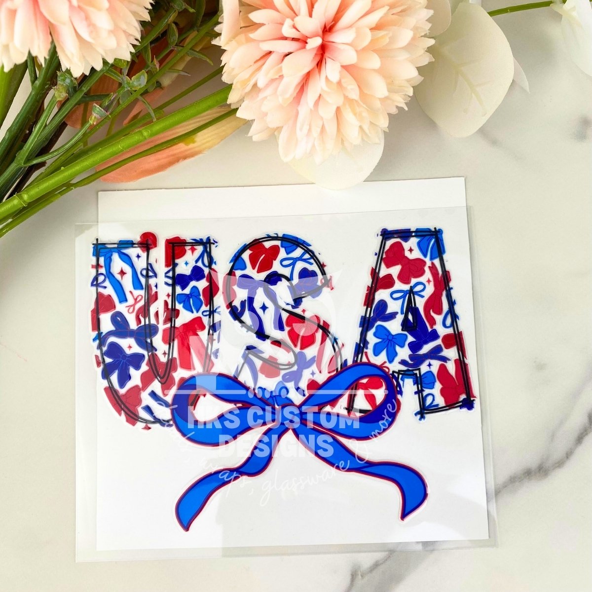 USA Bow2 | 4" UV DTF Decal