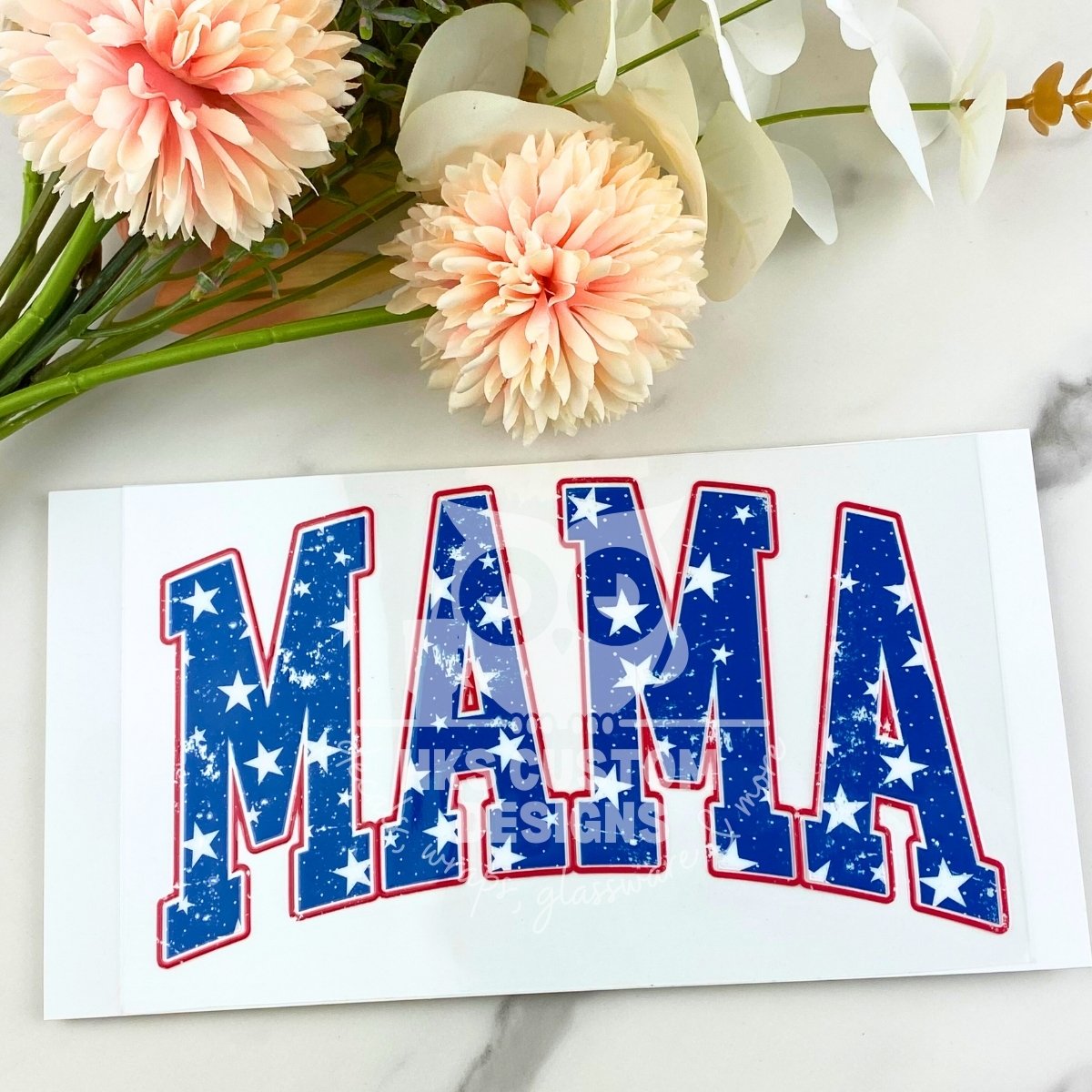 MAMA USA2 | 4" UV DTF Decal