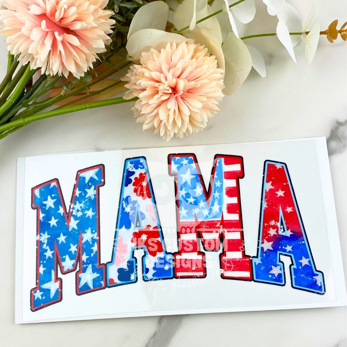 MAMA USA1 | 4" UV DTF Decal