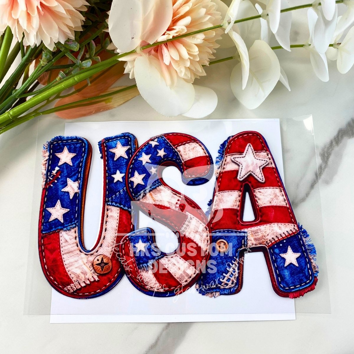 USA Jeans | 4" UV DTF Decal